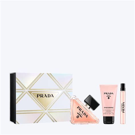 prada parfum box|paradoxe perfume gift set.